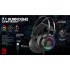 Marvo HG9062 Casque de jeu USB avec son surround 7.1, haut-parleurs de 50 mm, rétroéclairage RGB et microphone – Noir